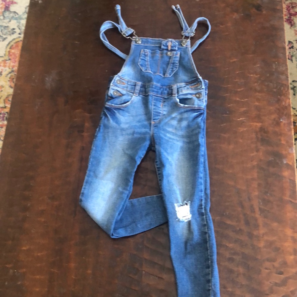 Zara Kids Blue Denim Overalls